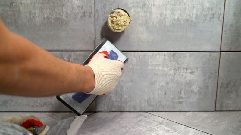 Wall Grout Repair